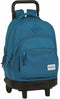 Schoolrugzak met Wielen Compact BlackFit8 Egeo Blauw (33 x 45 x 22 cm)