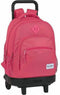 Schoolrugzak met Wielen Compact BlackFit8 M918 Roze (33 x 45 x 22 cm)