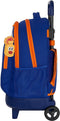 Schoolrugzak met Wielen Compact Valencia Basket M918 Blauw Oranje (33 x 45 x 22 cm)
