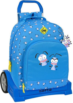 Schoolrugzak met Wielen El Hormiguero Blauw (32 x 42 x 15 cm)