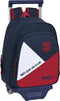 Schoolrugzak met Wielen F.C. Barcelona Corporativa Blauw Kastanjebruin (27 x 33 x 10 cm)