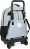 Schoolrugzak met Wielen F.C. Barcelona Grijs (33 x 45 x 22 cm)