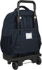 Schoolrugzak met Wielen F.C. Barcelona Kastanjebruin Marineblauw (33 x 45 x 22 cm)