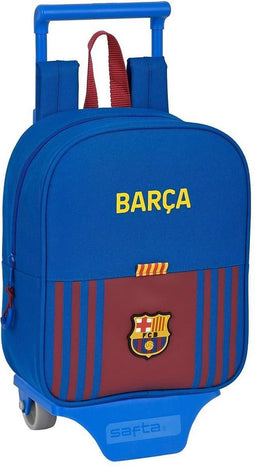 Schoolrugzak met Wielen F.C. Barcelona M280 Kastanjebruin Marineblauw