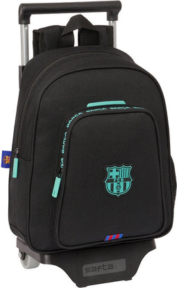 Schoolrugzak met Wielen F.C. Barcelona Zwart 27 x 33 x 10 cm