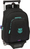Schoolrugzak met Wielen F.C. Barcelona Zwart 27 x 33 x 10 cm