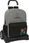Schoolrugzak met Wielen Harry Potter House of champions Zwart Grijs 32 x 43 x 14 cm