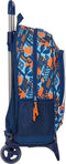 Schoolrugzak met Wielen Hot Wheels Speed club Oranje (32 x 42 x 14 cm)