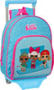 Schoolrugzak met Wielen LOL Surprise! Divas Blauw 28 x 34 x 10 cm
