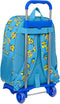 Schoolrugzak met Wielen Minions Minionstatic Blauw (33 x 42 x 14 cm)