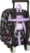 Schoolrugzak met Wielen Monster High Creep Zwart 22 x 27 x 10 cm