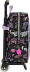 Schoolrugzak met Wielen Monster High Creep Zwart 22 x 27 x 10 cm