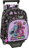 Schoolrugzak met Wielen Monster High Creep Zwart 28 x 34 x 10 cm