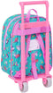 Schoolrugzak met Wielen My Little Pony Magic Roze Turkoois 22 x 27 x 10 cm