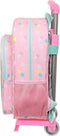 Schoolrugzak met Wielen Peppa Pig Ice cream Roze Munt 26 x 34 x 11 cm