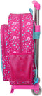 Schoolrugzak met Wielen Pinypon Blauw Roze 26 x 34 x 11 cm