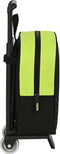 Schoolrugzak met Wielen Real Betis Balompié Zwart Limoen 22 x 27 x 10 cm