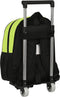 Schoolrugzak met Wielen Real Betis Balompié Zwart Limoen 28 x 34 x 10 cm