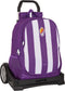 Schoolrugzak met Wielen Real Valladolid C.F. Paars 32 x 44 x 16 cm