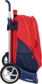 Schoolrugzak met Wielen RFEF Rood Blauw (32 x 44 x 16 cm)