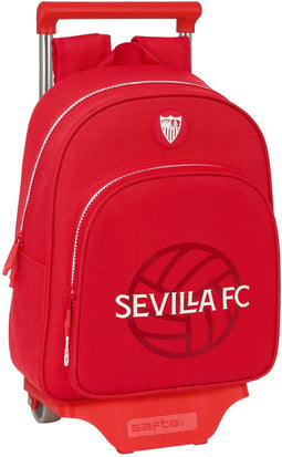 Schoolrugzak met Wielen Sevilla Fútbol Club Rood 28 x 34 x 10 cm