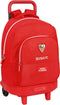 Schoolrugzak met Wielen Sevilla Fútbol Club Rood (33 x 45 x 22 cm)