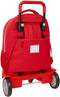 Schoolrugzak met Wielen Sevilla Fútbol Club Rood 33 x 45 x 22 cm
