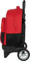 Schoolrugzak met Wielen Sevilla Fútbol Club Zwart Rood 33 X 45 X 22 cm