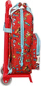 Schoolrugzak met Wielen The Paw Patrol Funday Rood Licht Blauw (20 x 28 x 8 cm)