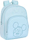 Schoolrugzak Mickey Mouse Clubhouse Baby Licht Blauw (28 x 34 x 10 cm)