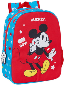 Schoolrugzak Mickey Mouse Clubhouse Fantastic Blauw Rood 26 x 34 x 11 cm