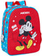 Schoolrugzak Mickey Mouse Clubhouse Fantastic Blauw Rood 26 x 34 x 11 cm