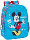 Schoolrugzak Mickey Mouse Clubhouse Fantastic Blauw Rood 26 x 34 x 11 cm