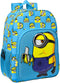 Schoolrugzak Minions Minionstatic Blauw (33 x 42 x 14 cm)