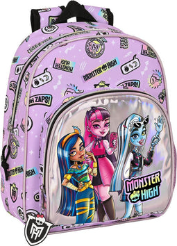 Schoolrugzak Monster High Best boos Lila 28 x 34 x 10 cm