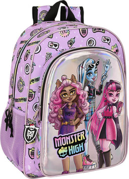 Schoolrugzak Monster High Best boos Lila 33 x 42 x 14 cm