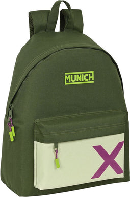 Schoolrugzak Munich Bright khaki Groen 33 x 42 x 15 cm