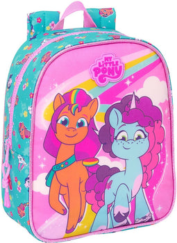 Schoolrugzak My Little Pony Magic Roze Turkoois 22 x 27 x 10 cm
