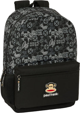 Schoolrugzak Paul Frank Join the fun Zwart 30 x 46 x 14 cm