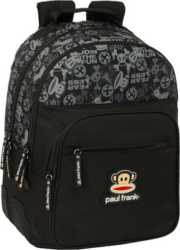 Schoolrugzak Paul Frank Join the fun Zwart 32 x 42 x 15 cm