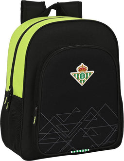Schoolrugzak Real Betis Balompié 32 x 38 x 12 cm Zwart Limoen