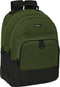 Schoolrugzak Safta Dark forest Zwart Groen 32 x 42 x 15 cm