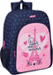 Schoolrugzak Safta Paris Roze Marineblauw 33 x 42 x 14 cm
