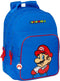 Schoolrugzak Super Mario Play Blauw Rood 32 x 42 x 15 cm