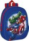 Schoolrugzak The Avengers 3D 27 x 33 x 10 cm Marineblauw