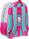 Schoolrugzak The Bellies 26 x 34 x 11 cm Paars Turkoois Wit