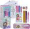 Schoolset - GABBY - Schrijfwarenset - Schrijfset - Tekenset - Back To School - Schoolbenodigdheden - Kleurpapierset - Pennendoosje, Markers, Pen, Gum, Puntenslijper, Notitieboekje, Kleurpotloden, Potloden (HB), Kleurplaten - Gabby's Dollhouse