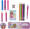 Schoolset - GABBY - Schrijfwarenset - Schrijfset - Tekenset - Back To School - Schoolbenodigdheden - Kleurpapierset - Pennendoosje, Markers, Pen, Gum, Puntenslijper, Notitieboekje, Kleurpotloden, Potloden (HB), Kleurplaten - Gabby's Dollhouse