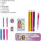 Schoolset - GABBY - Schrijfwarenset - Schrijfset - Tekenset - Back To School - Schoolbenodigdheden - Kleurpapierset - Pennendoosje, Markers, Pen, Gum, Puntenslijper, Notitieboekje, Kleurpotloden, Potloden (HB), Kleurplaten - Gabby's Dollhouse
