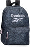 Schooltas, Gymtas, Casual Rugtas voor Dames - Reebok - (28x26x21 cm) Luipaard Motief, Zwart, Blauw, Roze